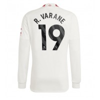 Camiseta Manchester United Raphael Varane #19 Tercera Equipación Replica 2023-24 mangas largas